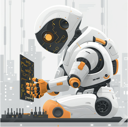 AI Robot Illustration